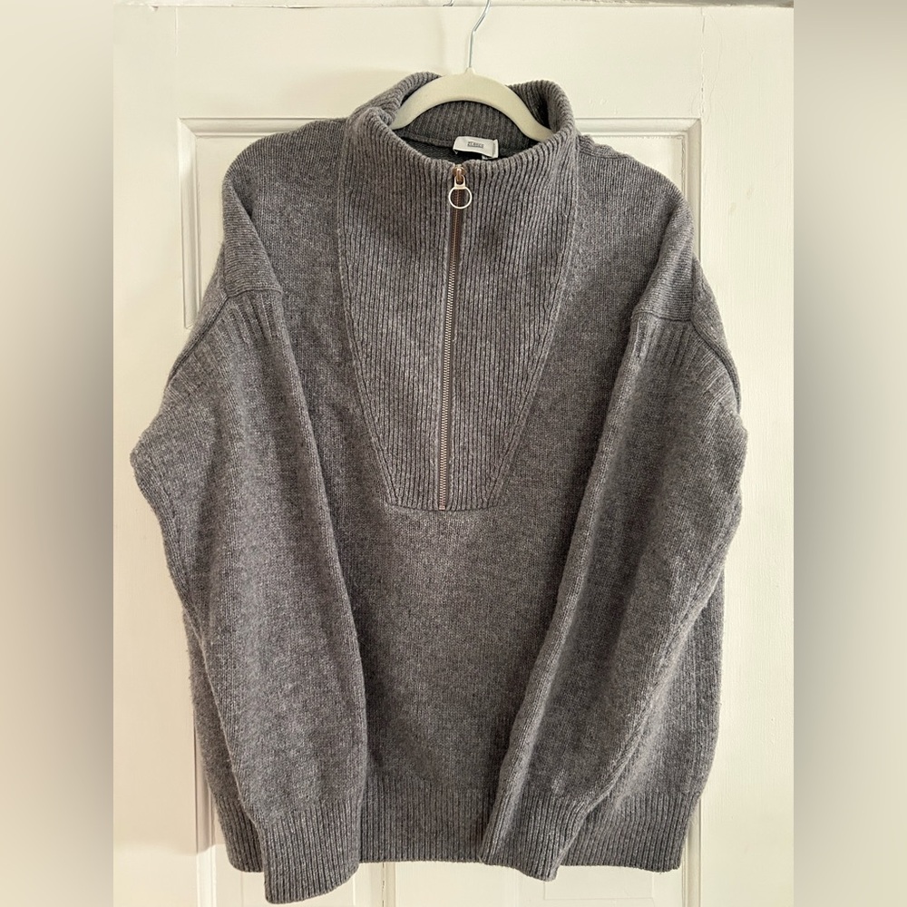 Closed Women Wool Troyer Half Zip Sweater